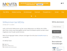 Tablet Screenshot of mevita.de